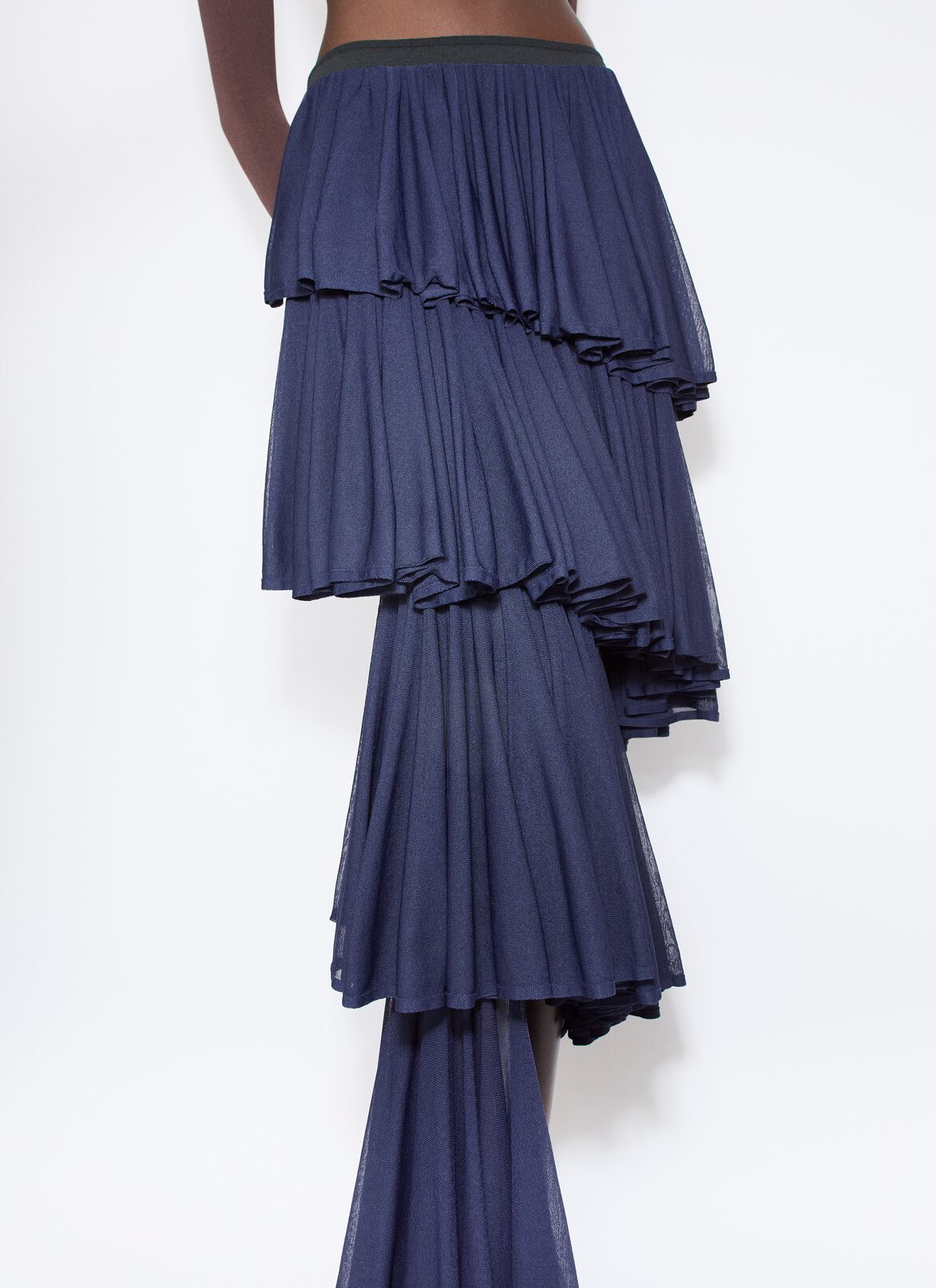 KNIT SPIRAL SKIRT ALAÏA   KNIT SPIRAL SKIRT